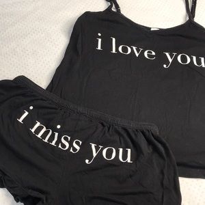 i love you i miss you pjs